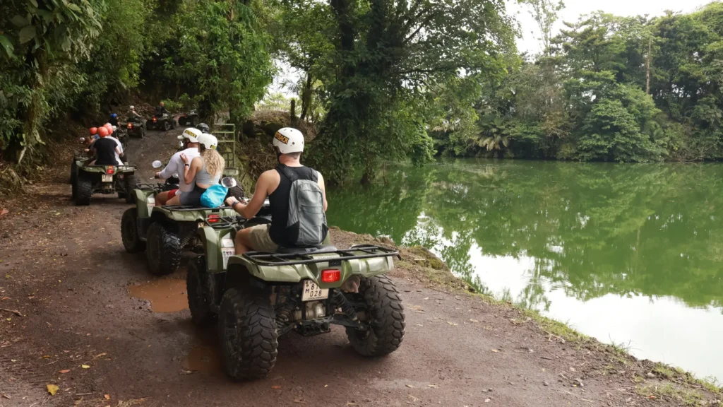 atv safety costa rica helmet briefing before tour